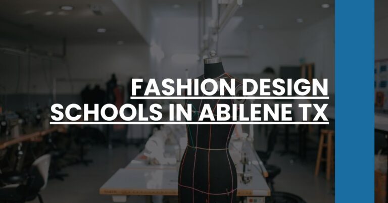 Fashion Design Schools in Abilene TX Feature Image