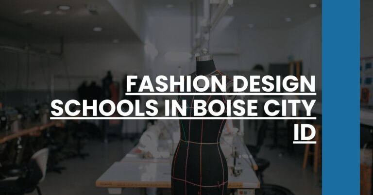 Fashion Design Schools in Boise City ID Feature Image