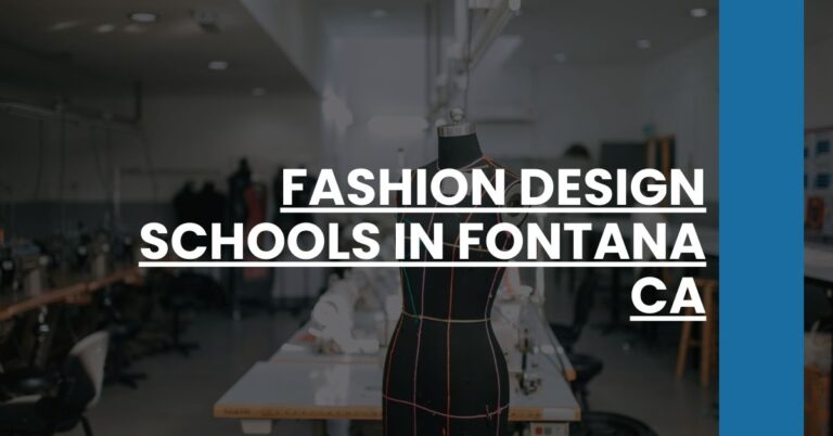 Fashion Design Schools in Fontana CA Feature Image