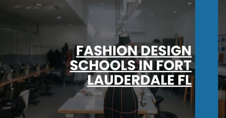 Fashion Design Schools in Fort Lauderdale FL Feature Image