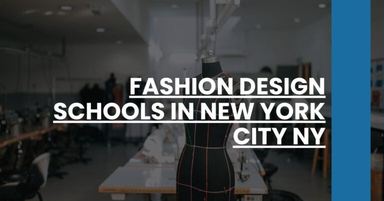 Fashion Design Schools in New York City NY Feature Image