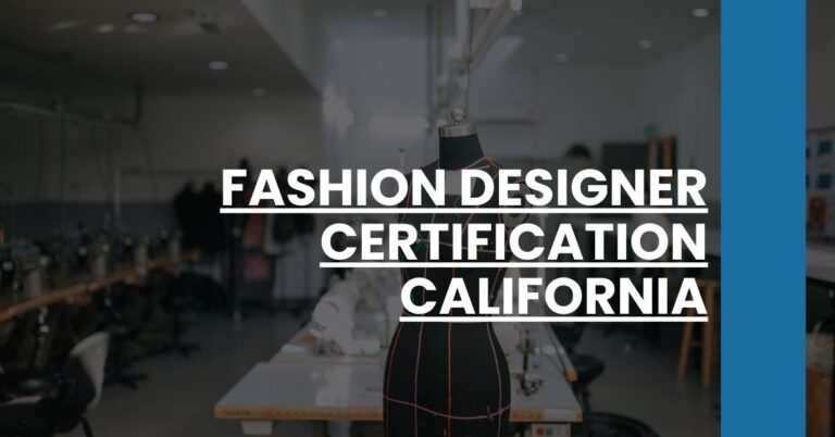 Fashion Designer Certification California Feature Image